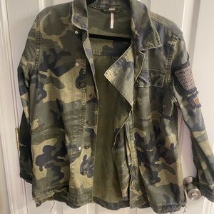 Free people military jacket